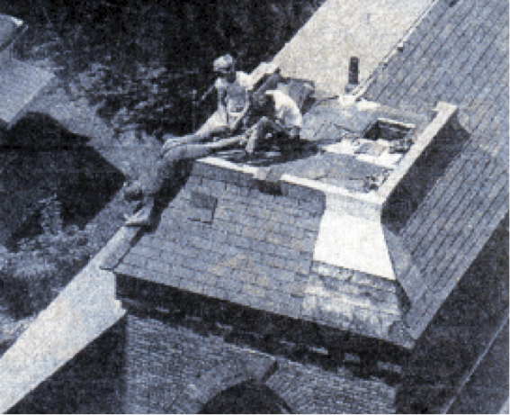 209. The most daring roofing photo