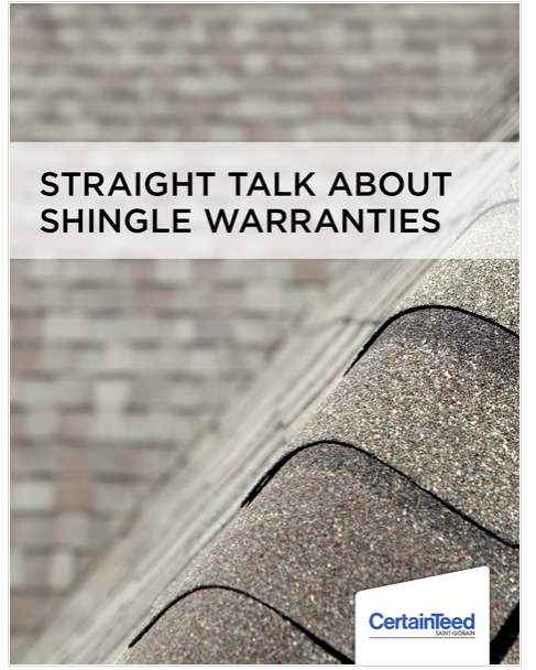 Certainteed - straight talk on shingle warrantys