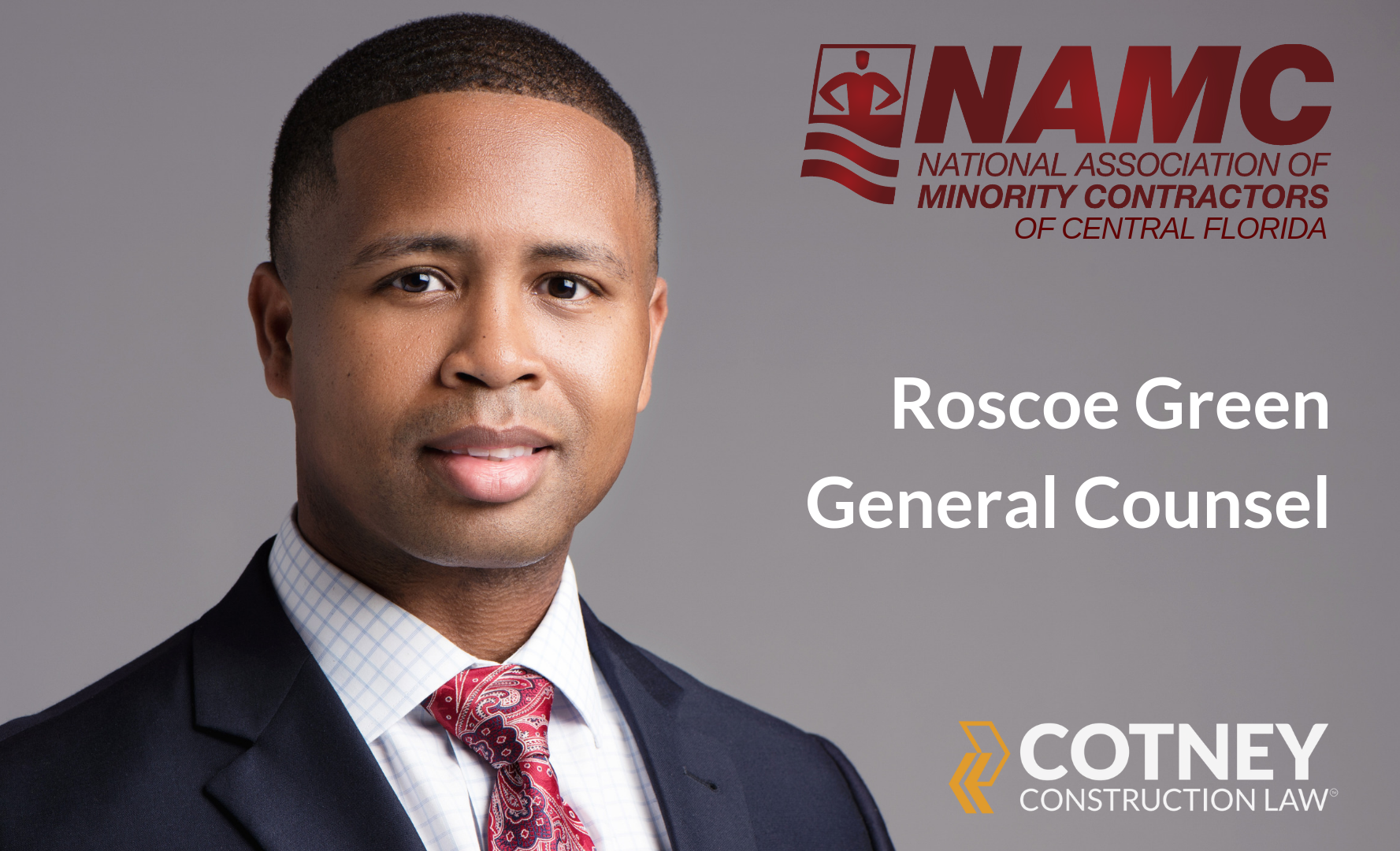 OCT - IndNews - Cotney - Roscoe Green Named General Counsel to NAMC Central Florida