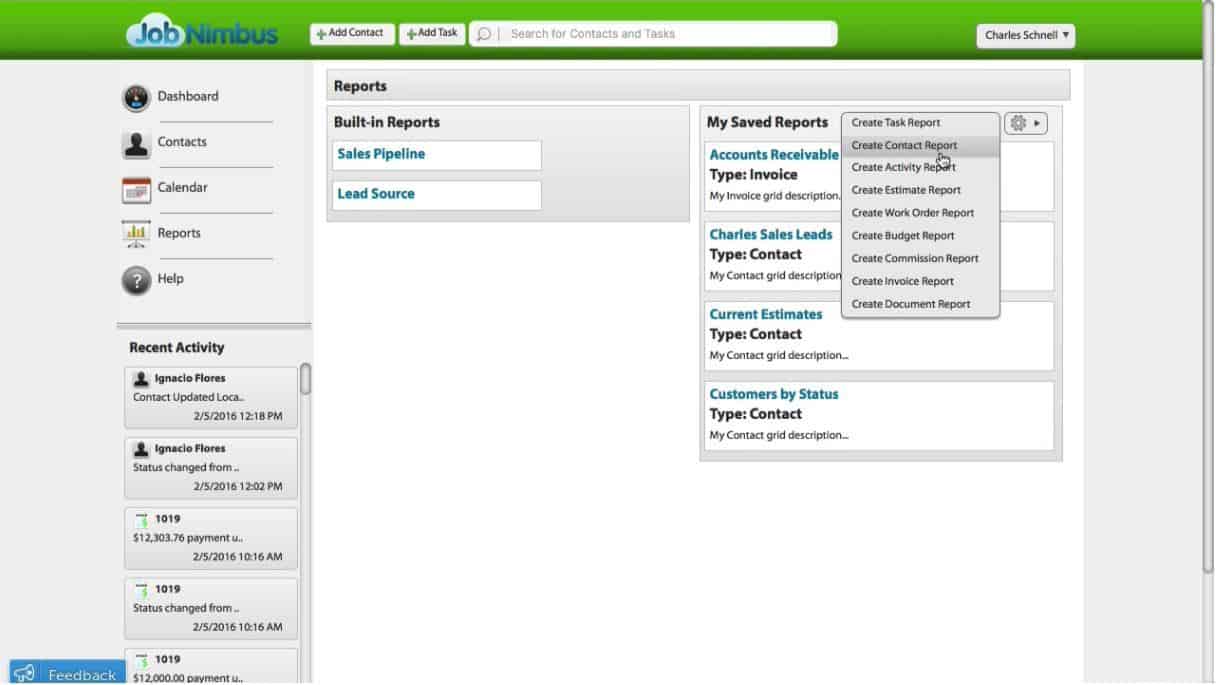 December - Tech - JobNimbus - 15 simple built-in reports every contractor needs in their CRM
