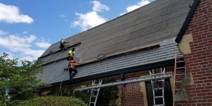 DaVinci Campus gets new Composite Slate Roofing