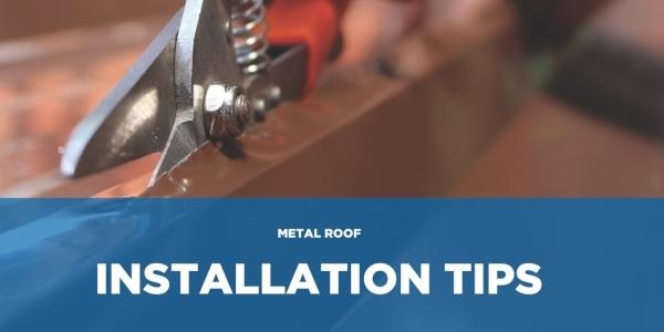 MRA Metal Roof Installation Tips