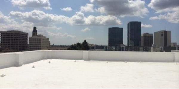 Western Colloid Recoating a Foam Roof
