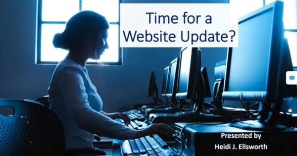 Heidi Ellsworth - Time for a Website Update