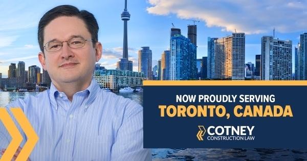 Cotney Construction Law First Canadian Office