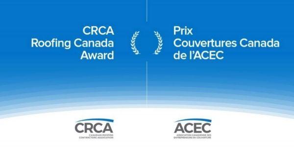 CRCA 2021 Roofing Canada Award