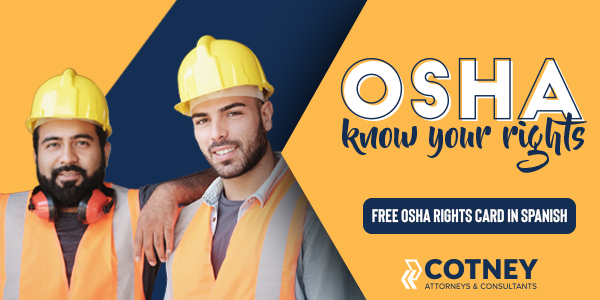 Cotney OSHA Cards in Spanish