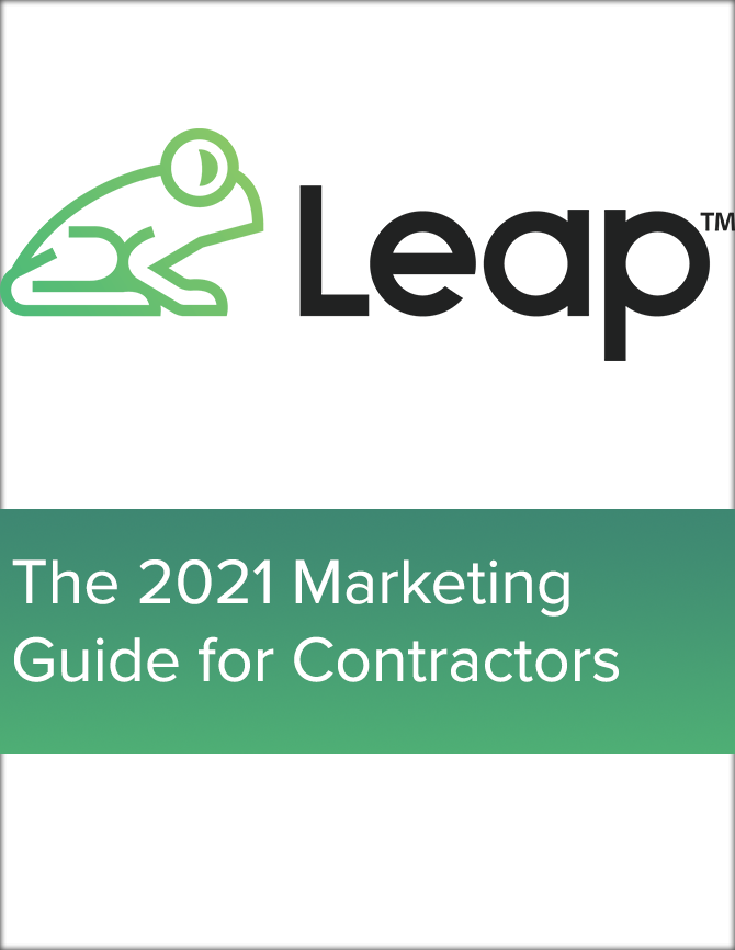 Leap eBook -The 2021 Marketing Guide for Contractors