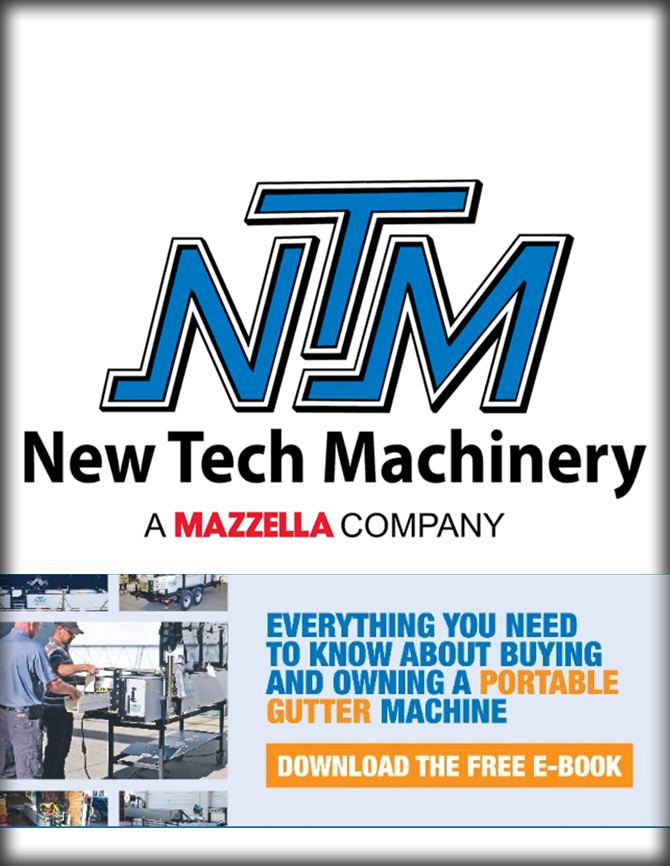New Tech Machinery - A Guide to Buying and Owning Your First Portable Gutter Machine