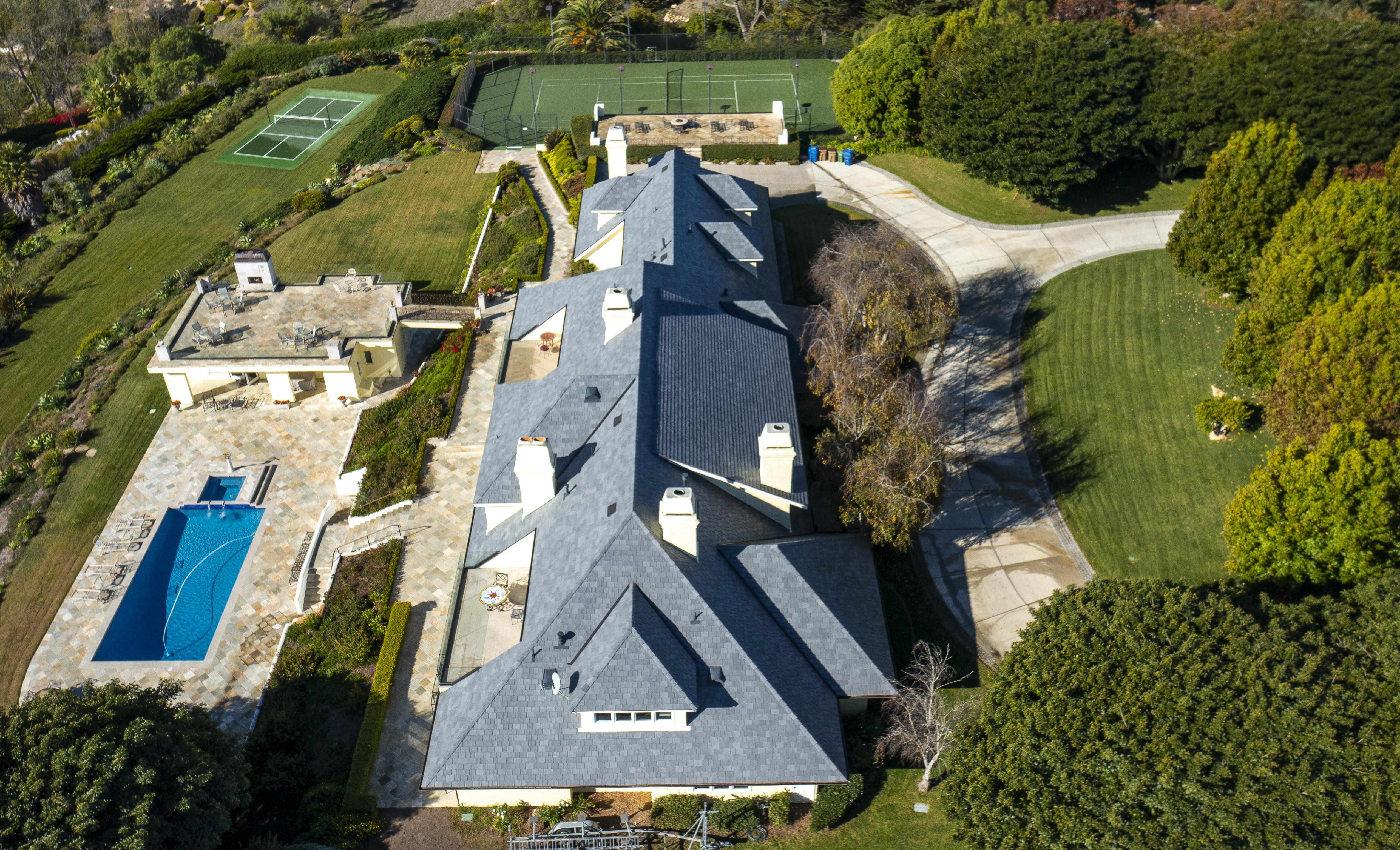 2021 POY - Action Roofing - Multi-Width Slate - Castle Gray - Aerial
