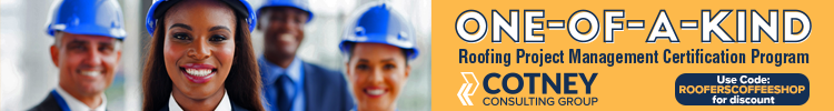 Cotney Consulting - Banner Ad - Roofing Project Management Certification Program