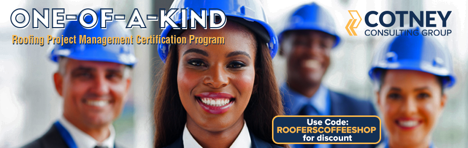Cotney Consulting - Billboard Ad - Roofing Project Management Certification Program
