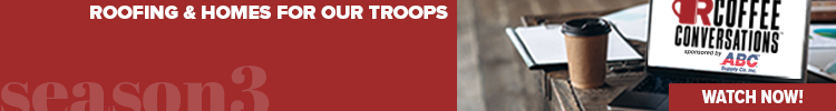 Coffee Conversations - Banner Ad - Roofing & Homes for our Troops On Demand (Sponsored by ABC Supply)