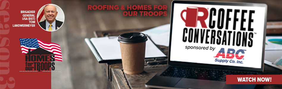Coffee Conversations - Billboard Ad - Roofing & Homes for our Troops On Demand (Sponsored by ABC Supply)