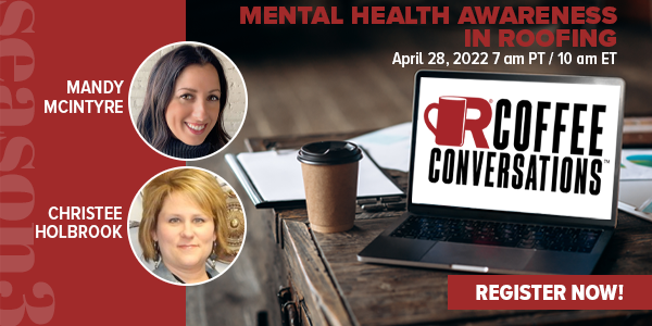 Coffee Conversations - The Importance Mental Health Awareness in Roofing