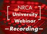 NRCA webinar