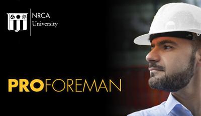 MAY - IndNews - NRCA - NRCA University offers ProForeman Certificate Program